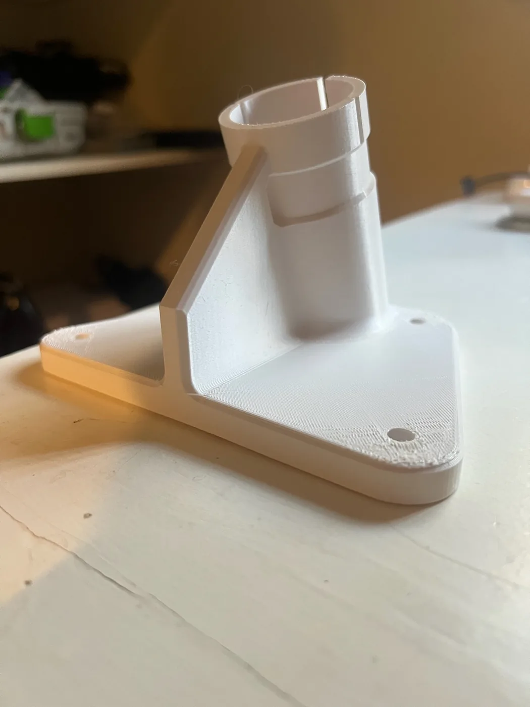 3D printed Starlink adapter mount made in Harare