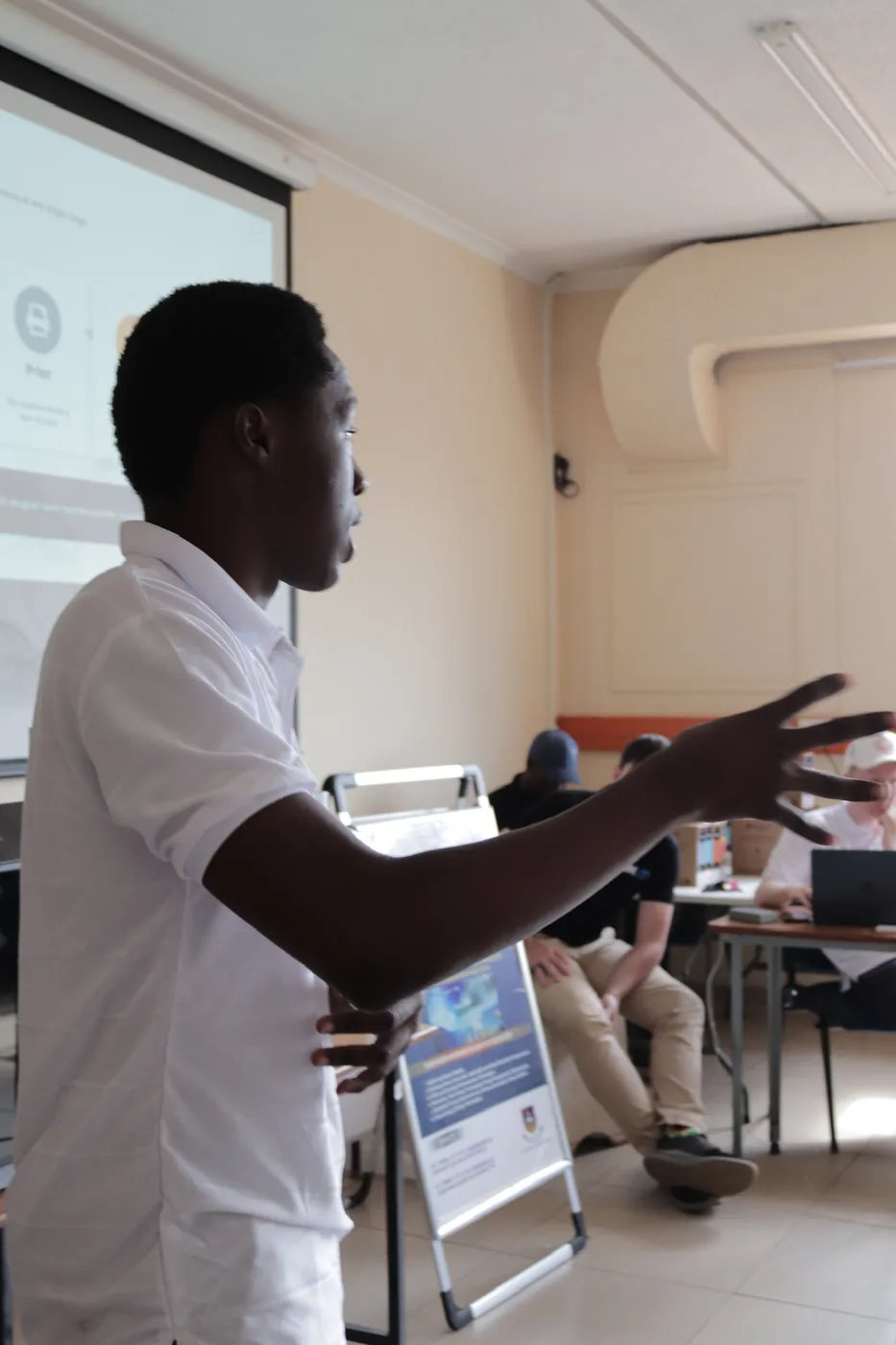 Layerzim training presentation to a group