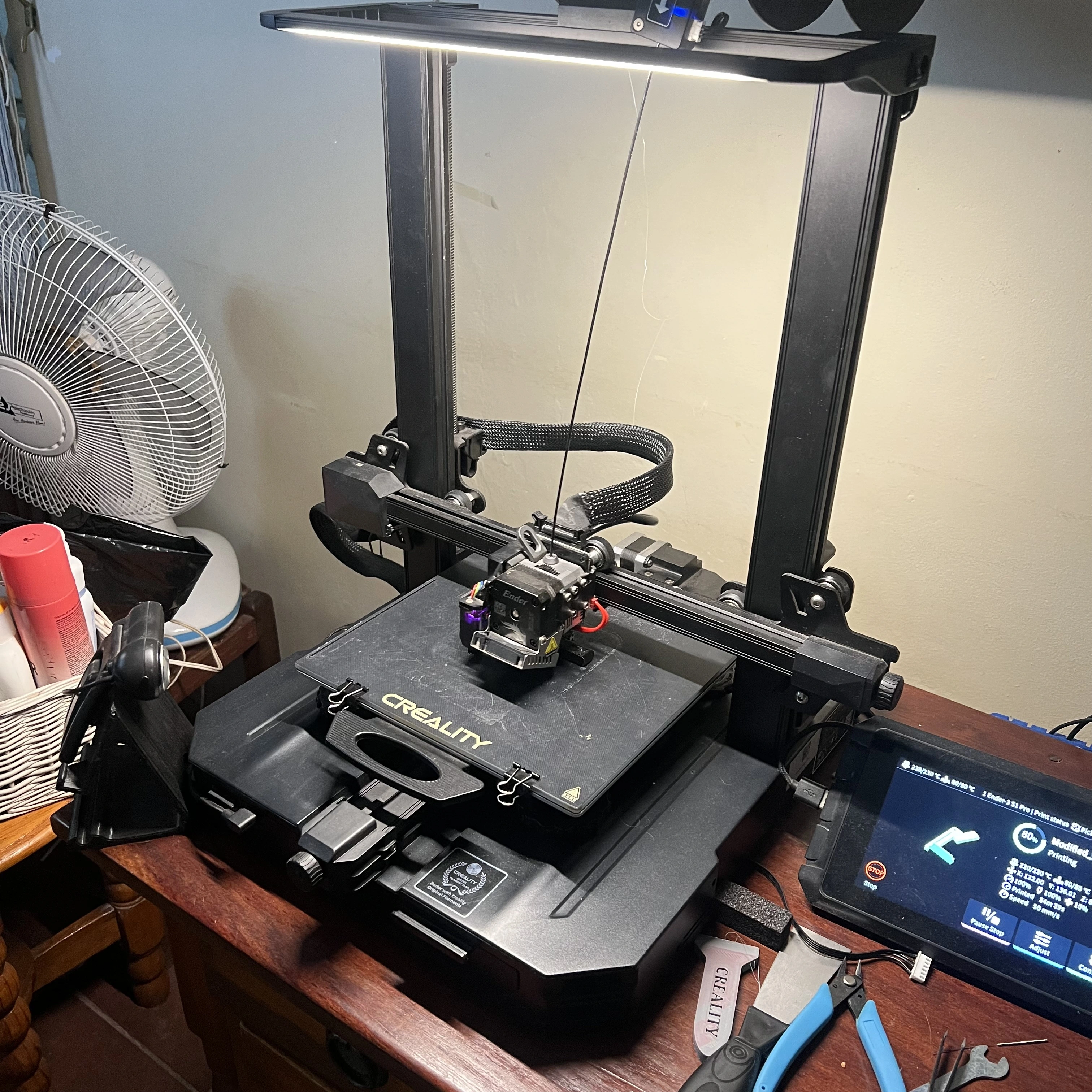 An FDM printer in our harare fleet of 3D printers